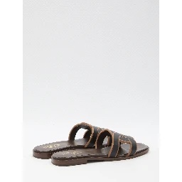 Leather sandals