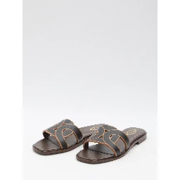 Leather sandals