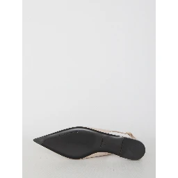 Shiny leather ballerinas