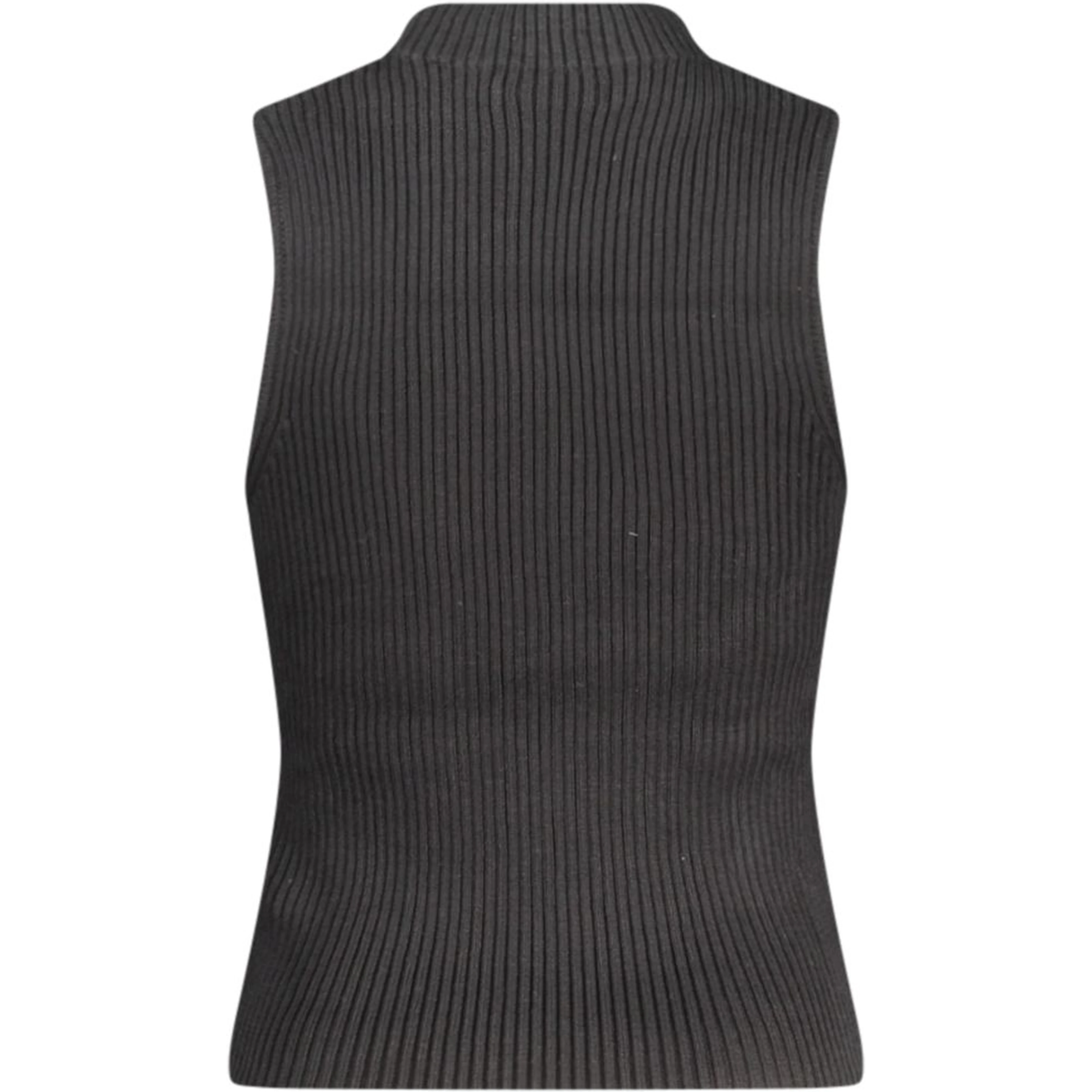 Black Cotton Tank Top