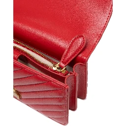 Red Leather Love One Mini Shoulder Bag