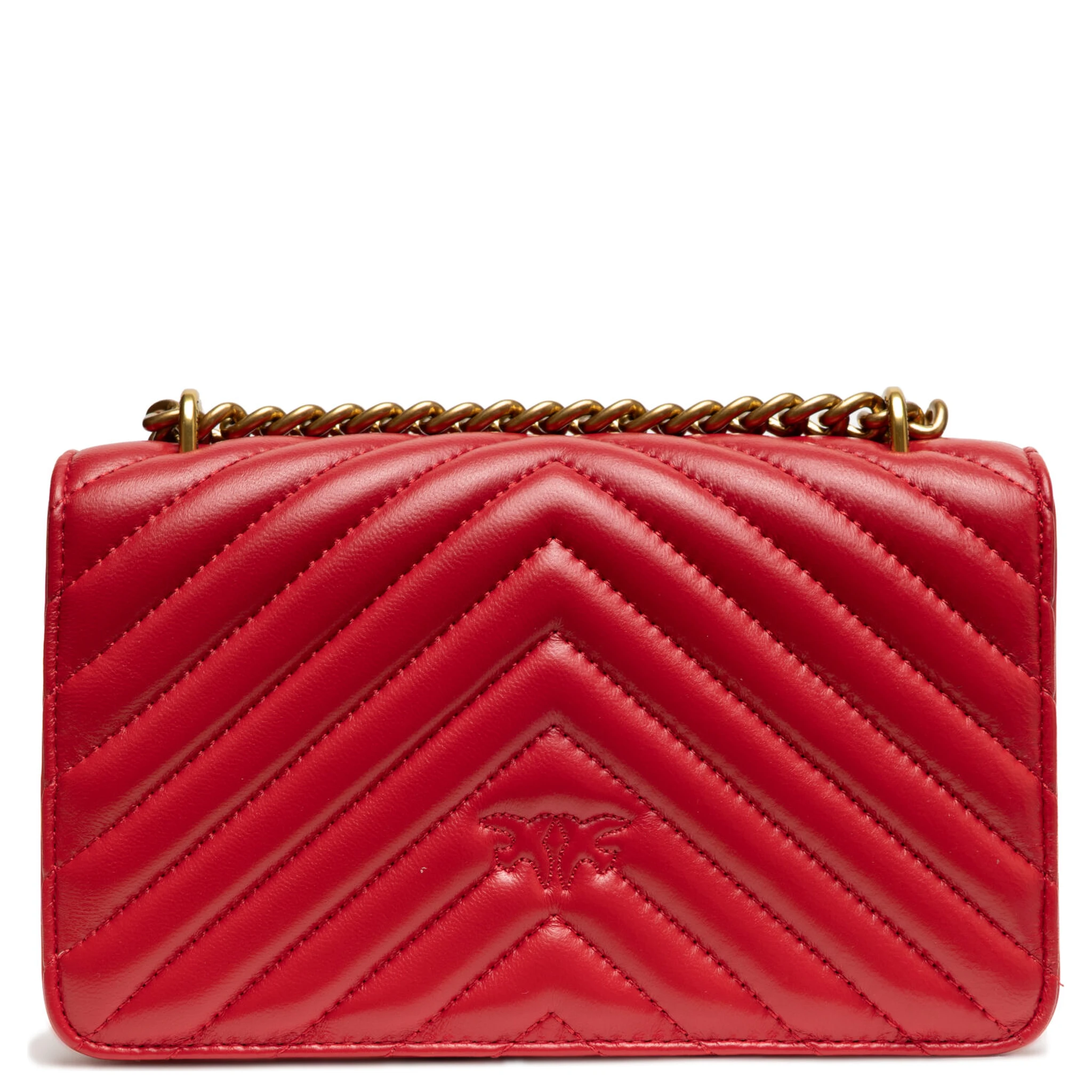 Red Leather Love One Mini Shoulder Bag