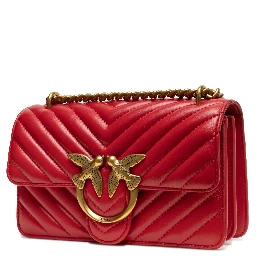 Red Leather Love One Mini Shoulder Bag