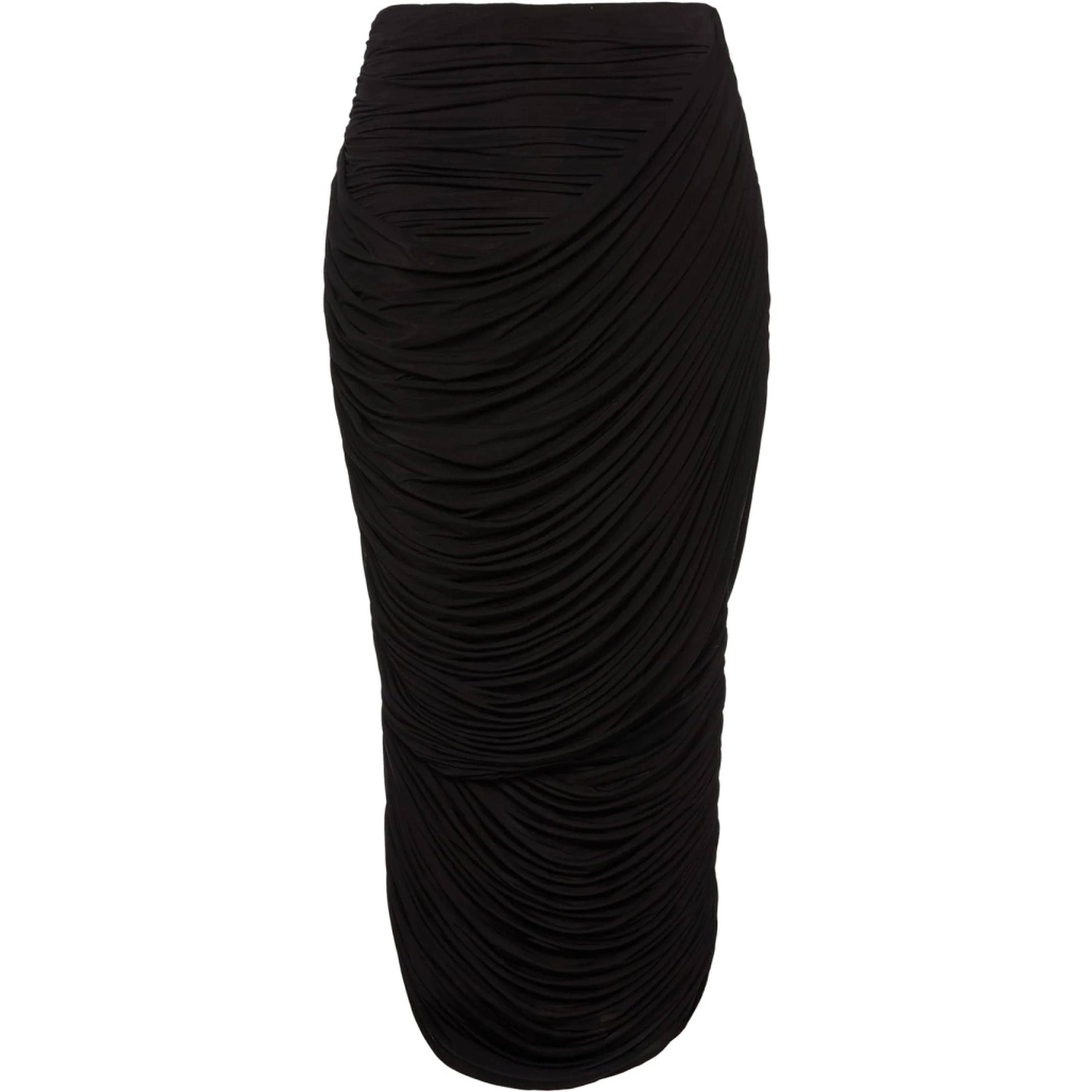 DRAPED MIDI SKIRT