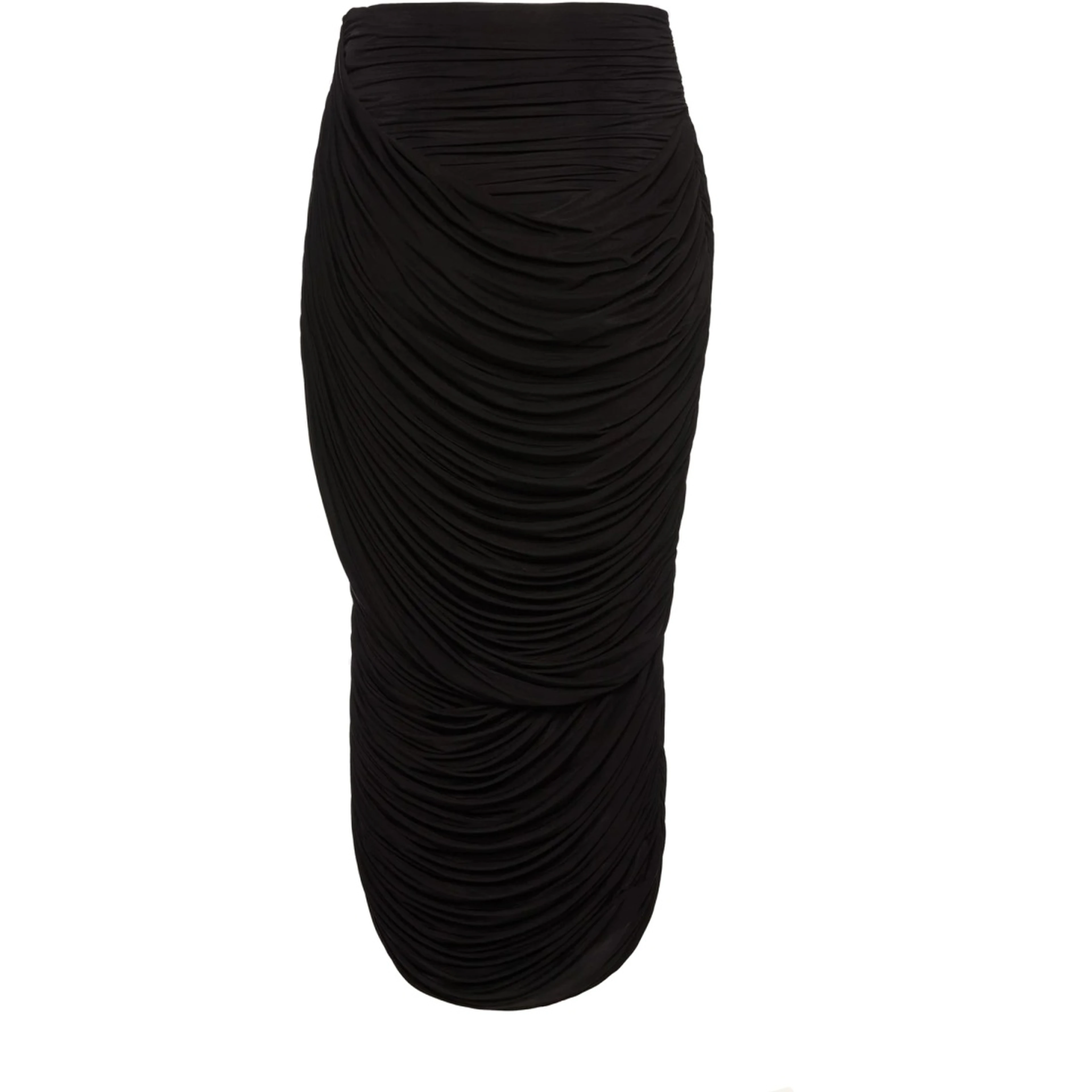 DRAPED MIDI SKIRT