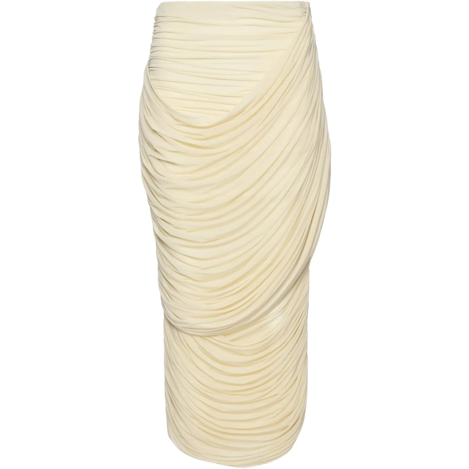 DRAPED MIDI SKIRT