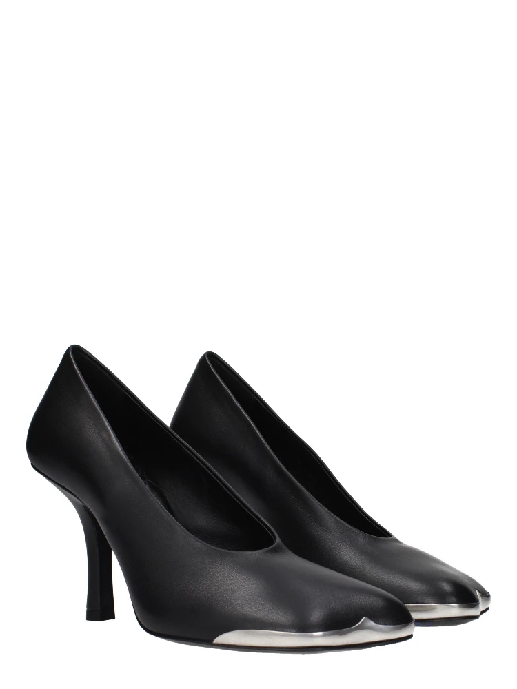 Black Leather High Heel Pumps alternative