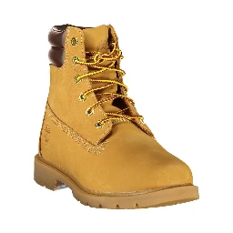 Beige Polyurethane Women Ankle Boot