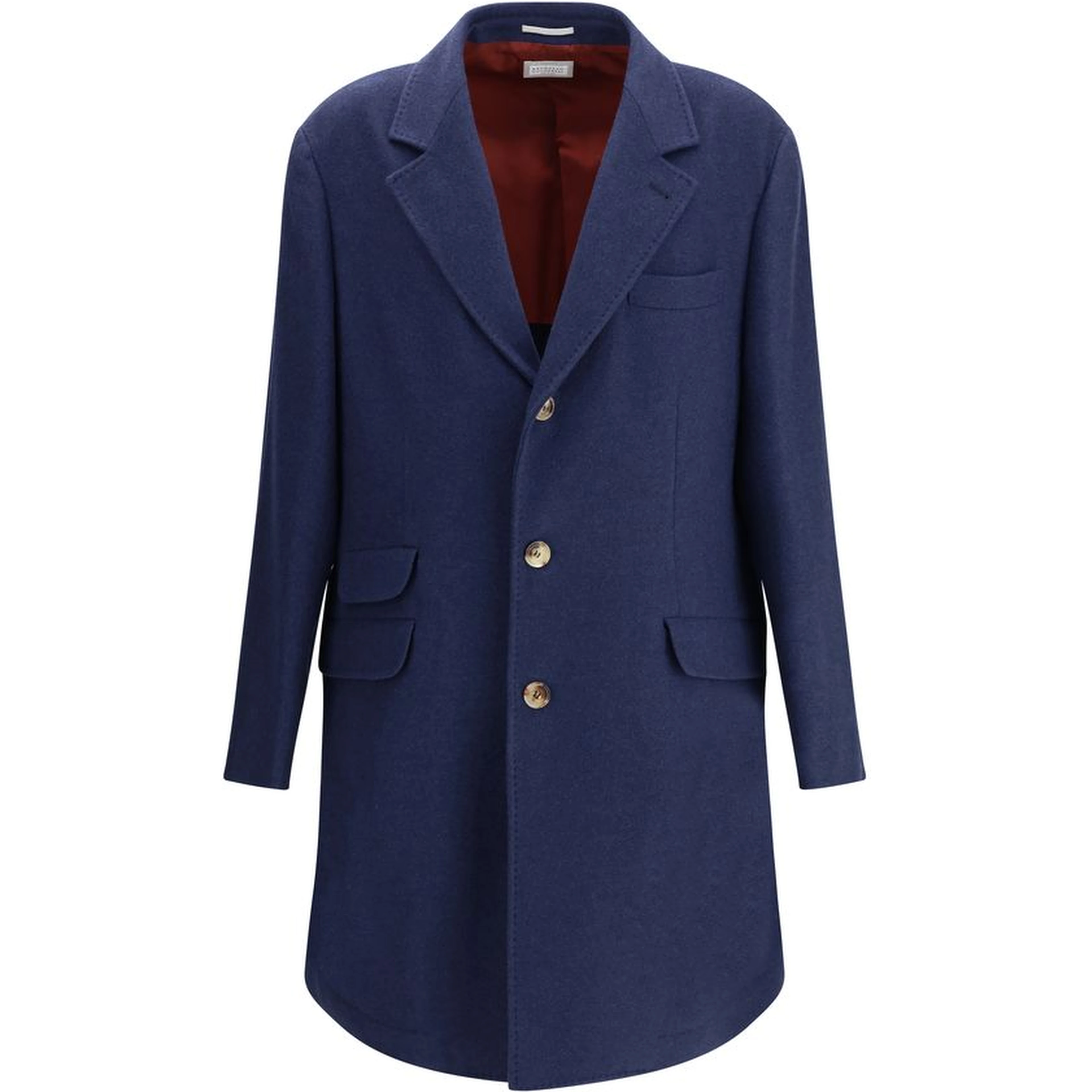 Blue Cashmere Coat