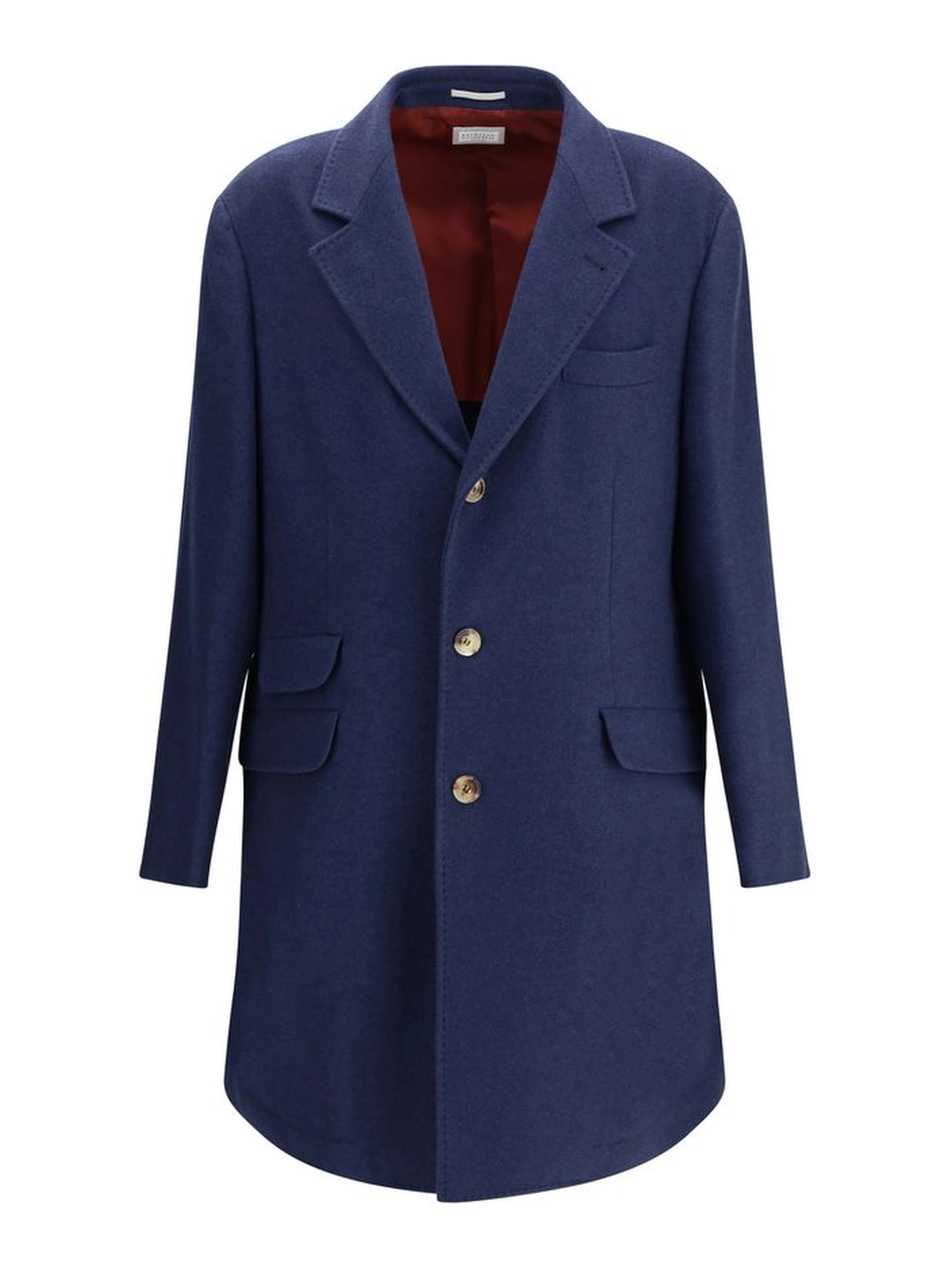 Blue Cashmere Coat