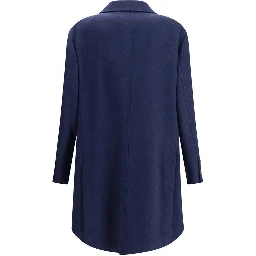Blue Cashmere Coat