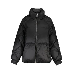Black Polyester Jackets & Coat