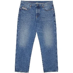 Blue Cotton Relaxed Fit Jeans