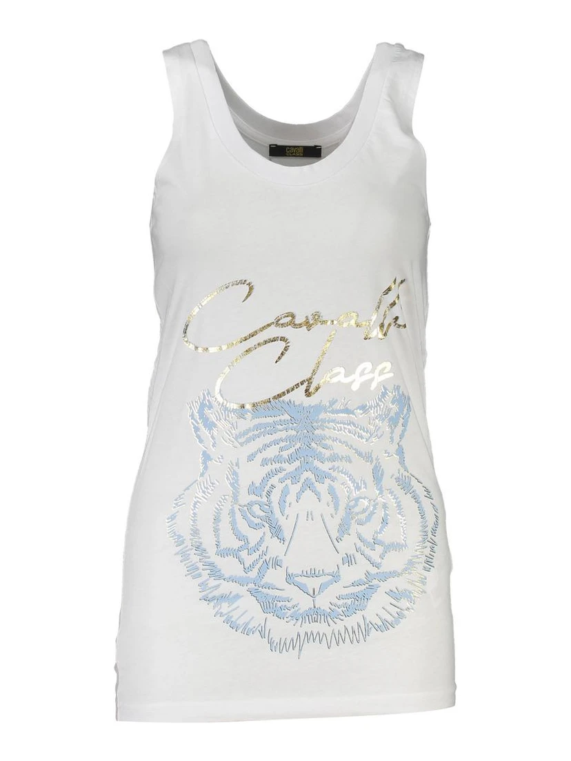 Bianco Cotton Women Canotta