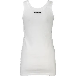 Bianco Cotton Women Canotta