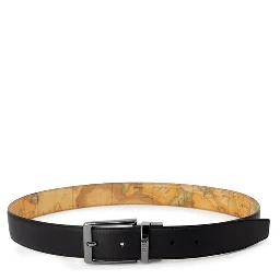 Black Leather Regular Belt
