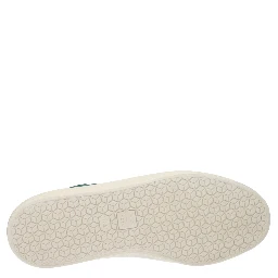 Green Fabric Low Top Sneakers