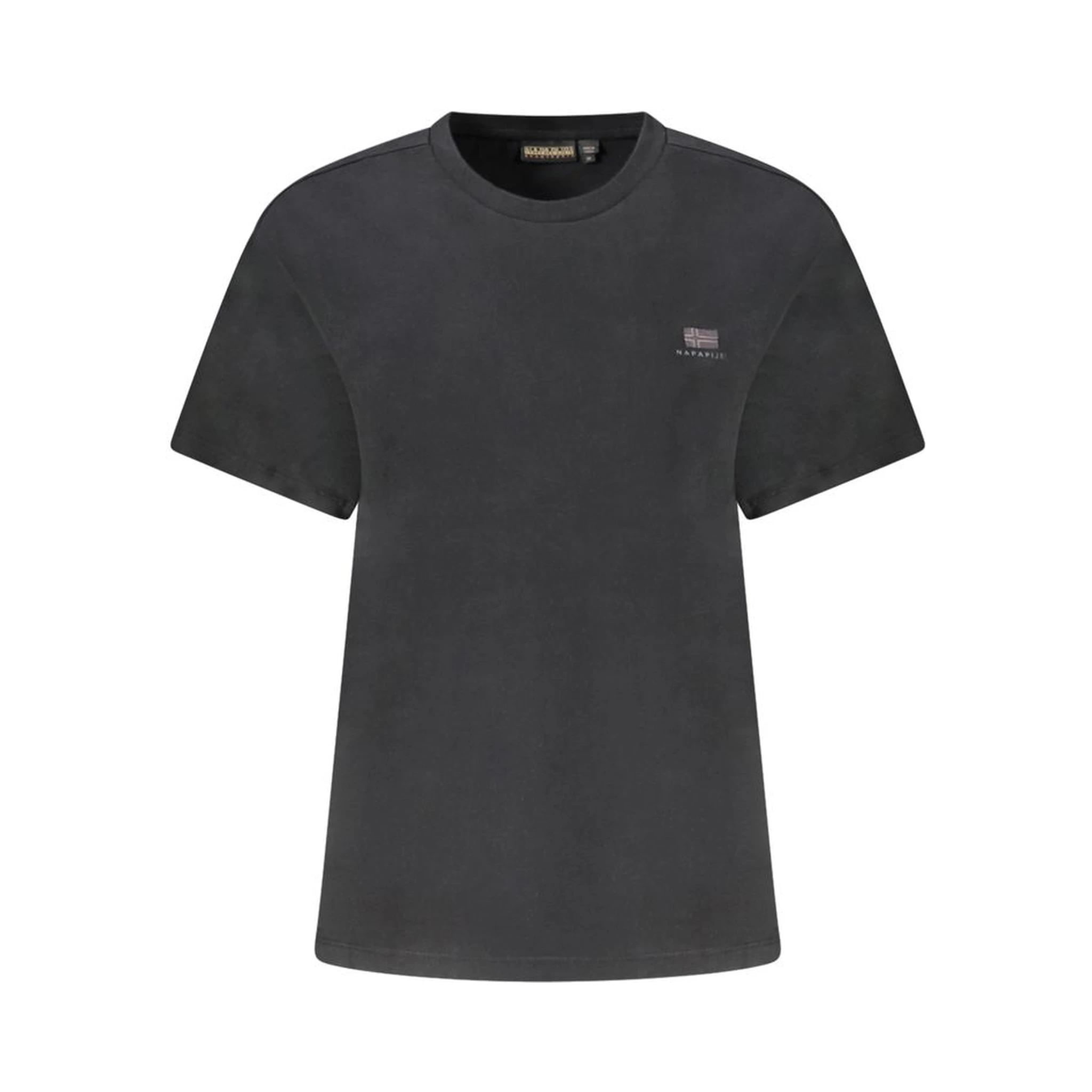 Black Cotton T-Shirt