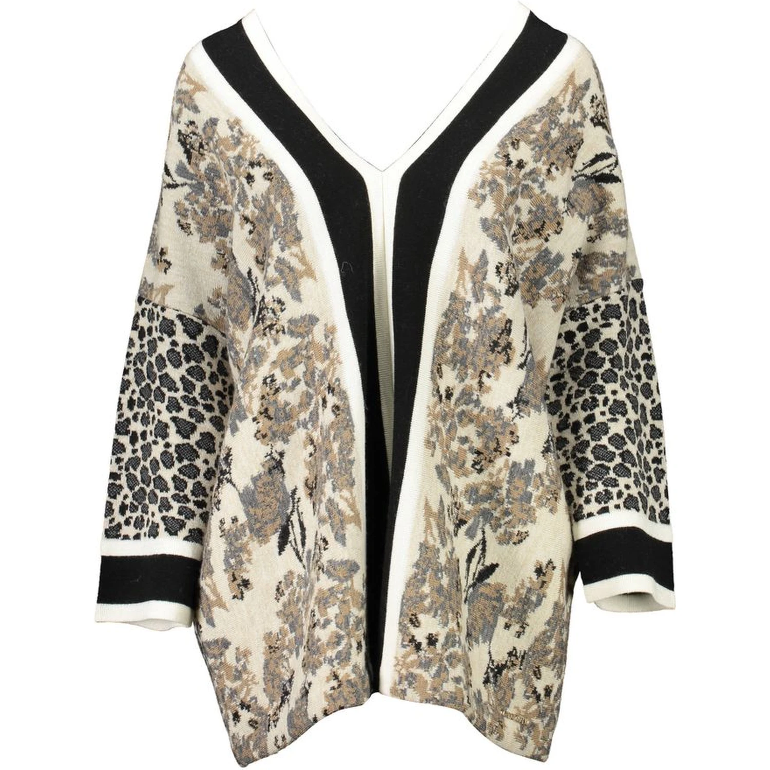Beige Acrylic Women's Sweater