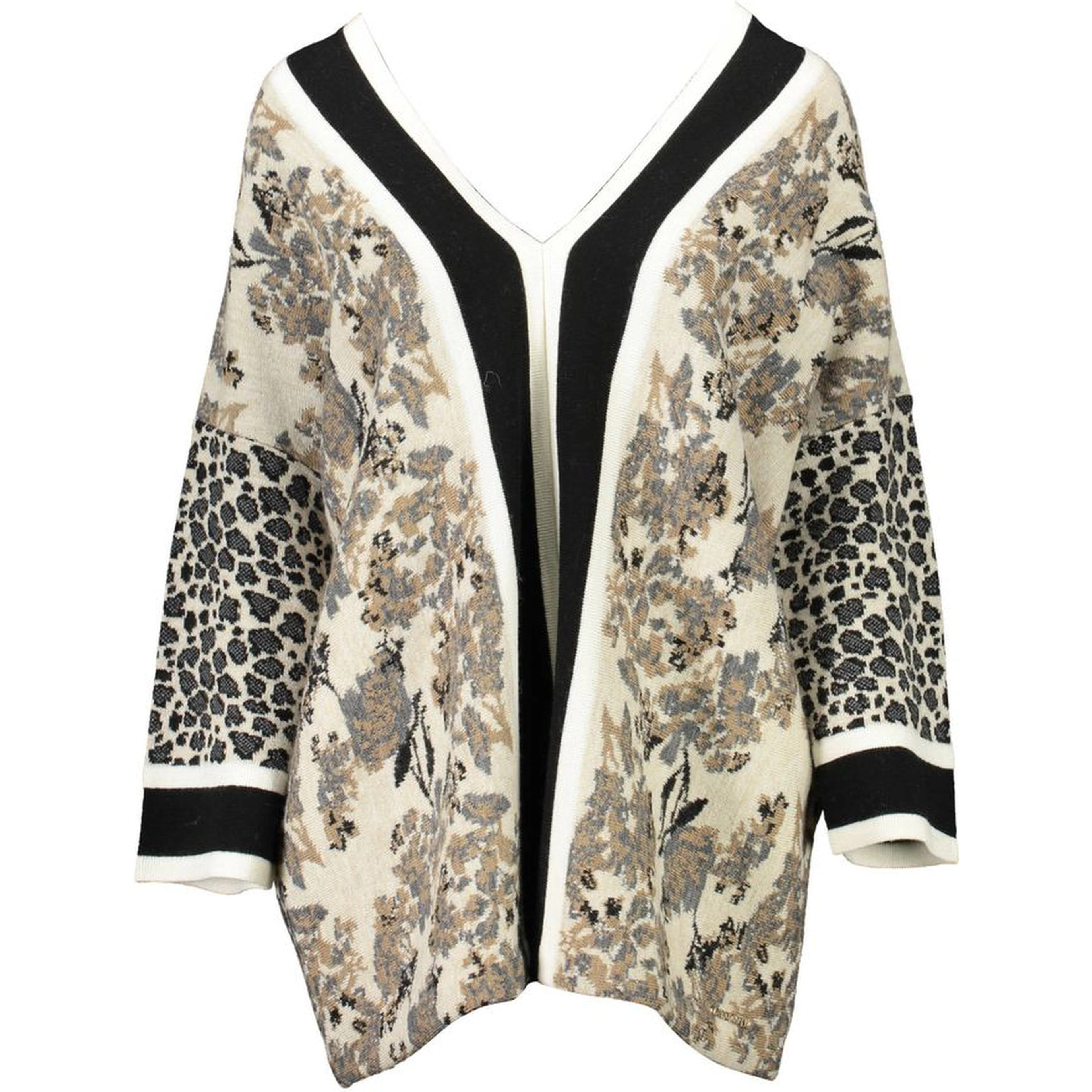 Beige Acrylic Women's Sweater