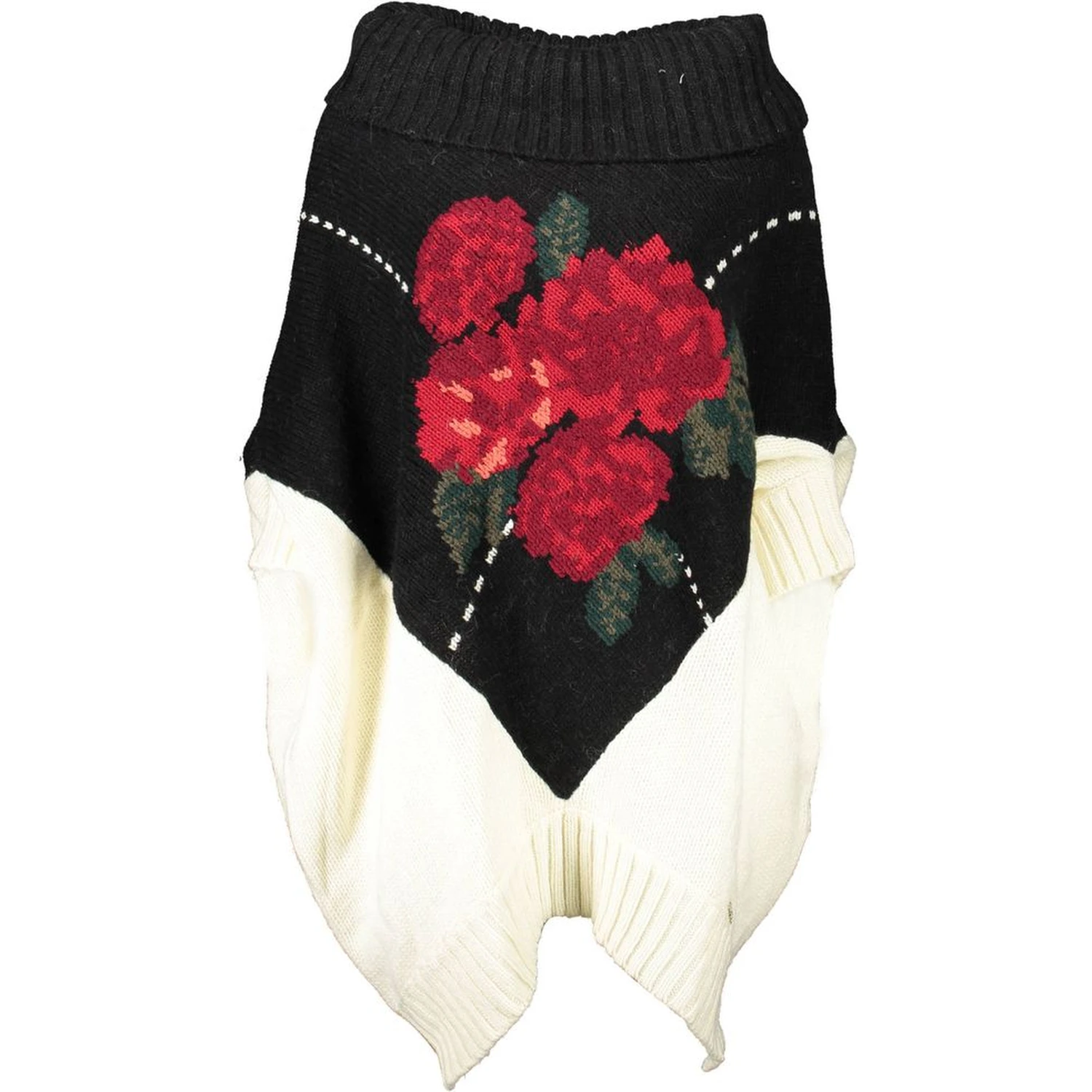 White Acrylic Women Sweater