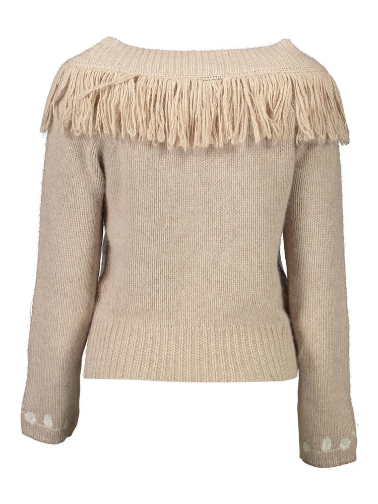 Beige Poliammide Women Sweater alternative