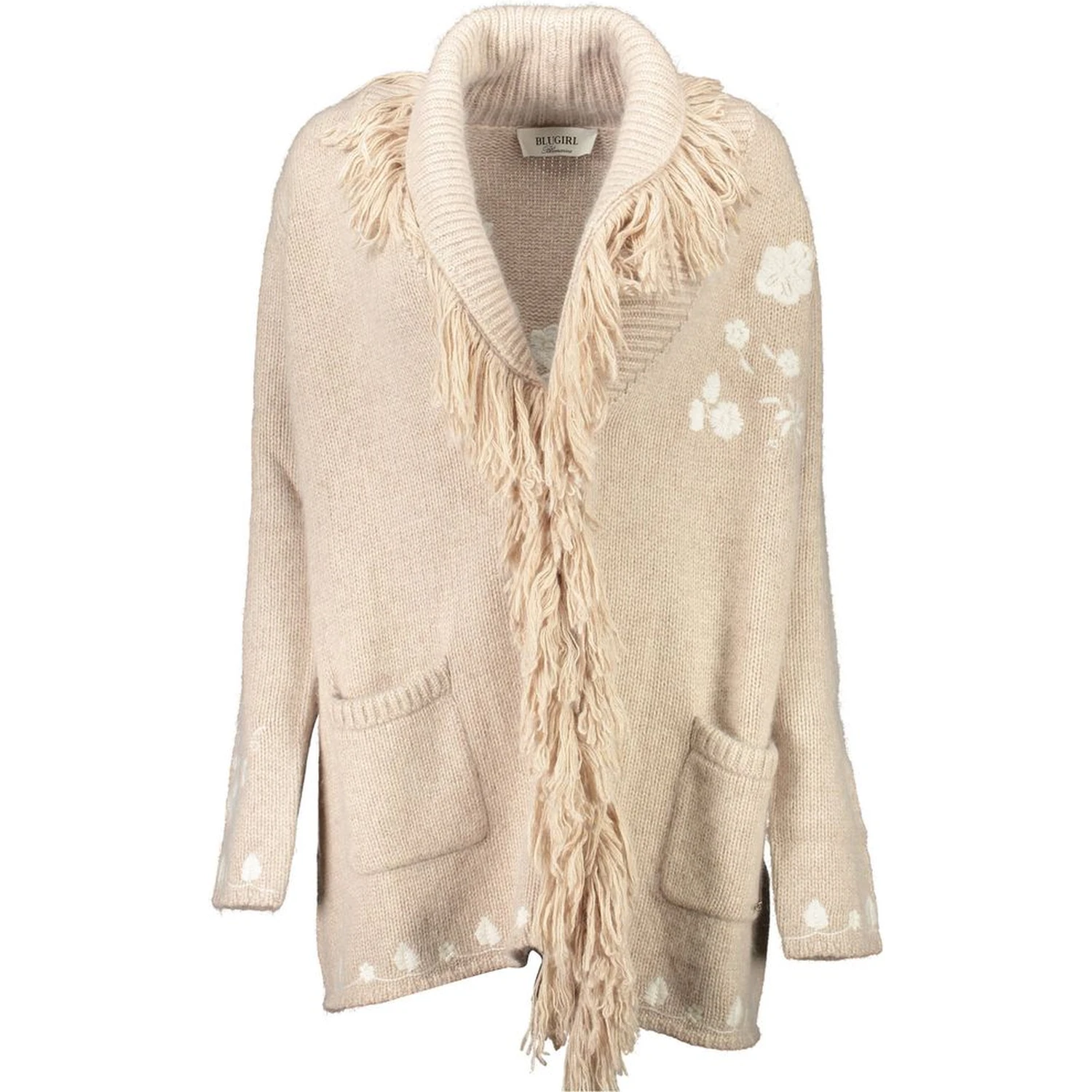 Beige Polyamide Women Cardigan