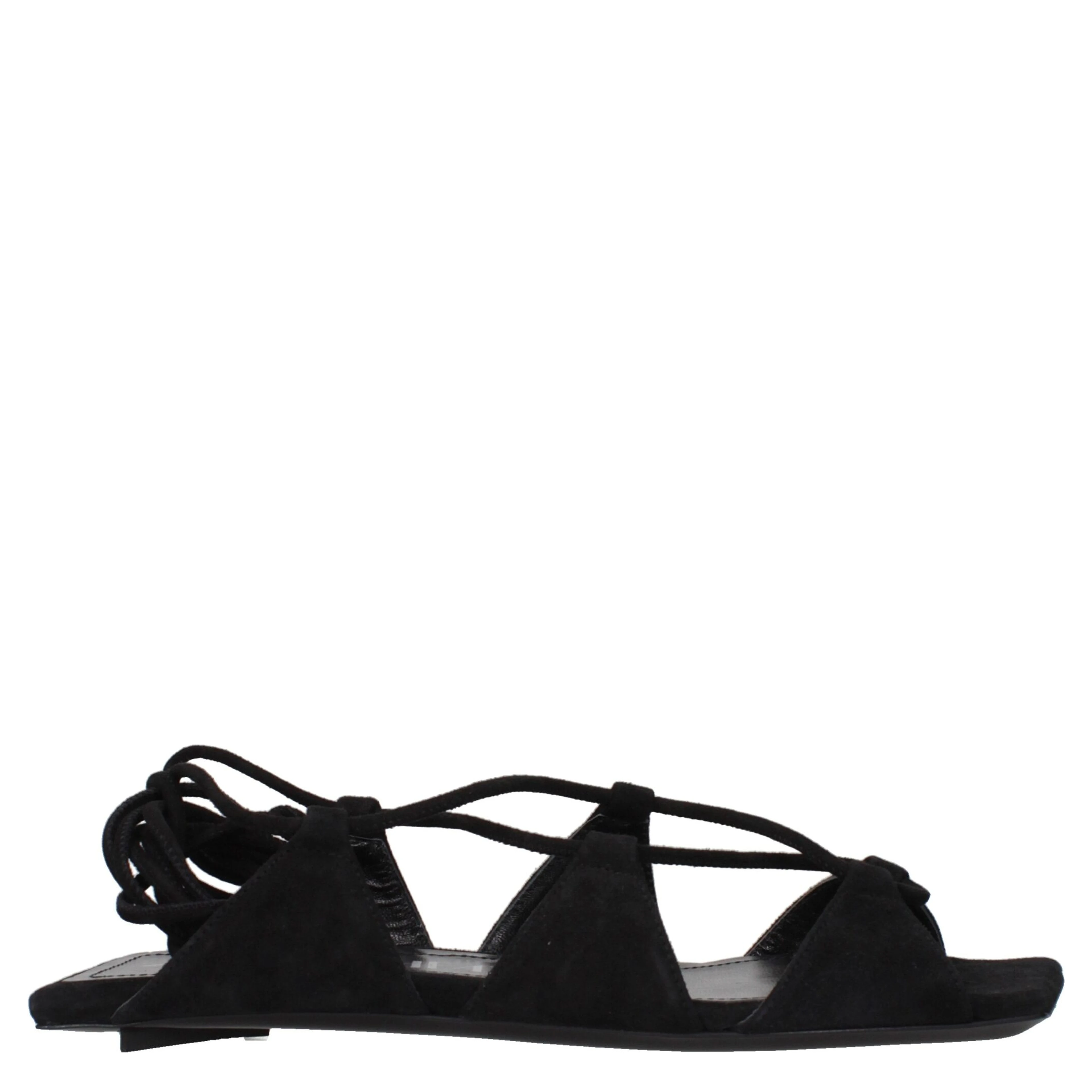 Black Leather Sandals
