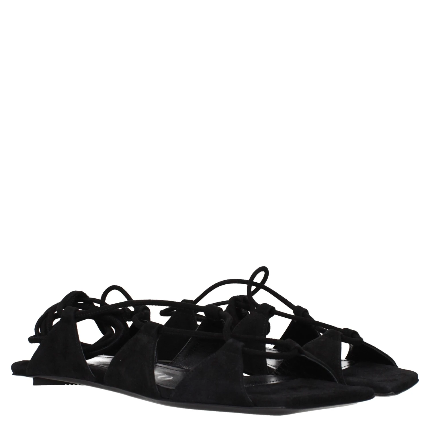 Black Leather Sandals