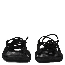 Black Leather Sandals