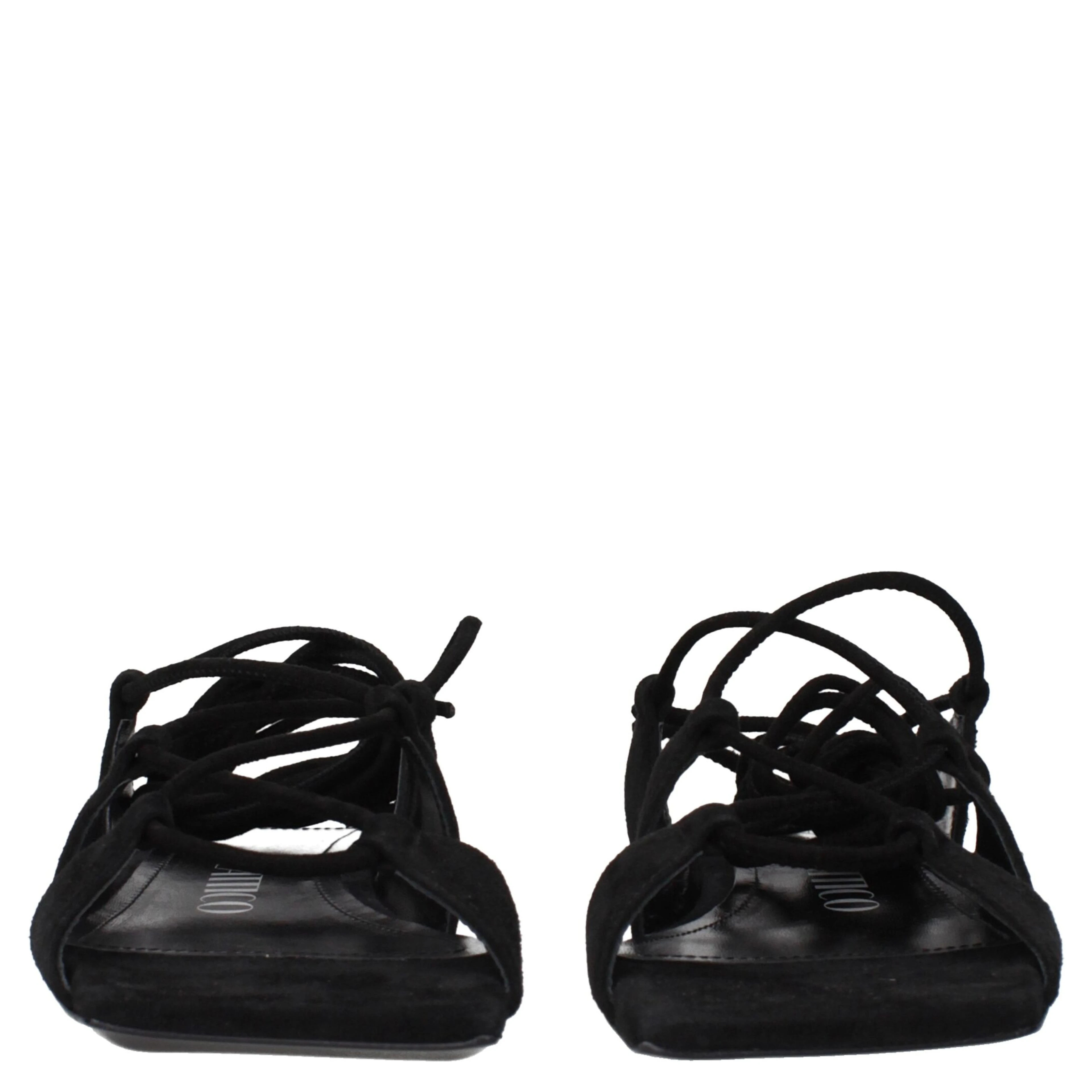 Black Leather Sandals