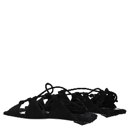 Black Leather Sandals