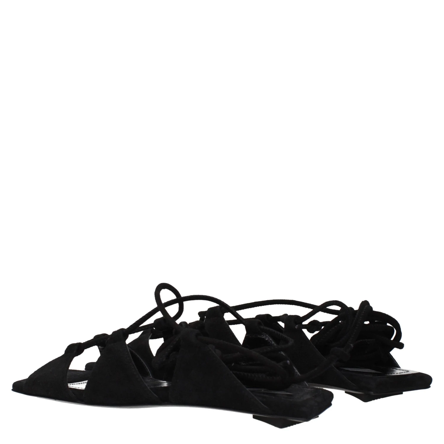 Black Leather Sandals