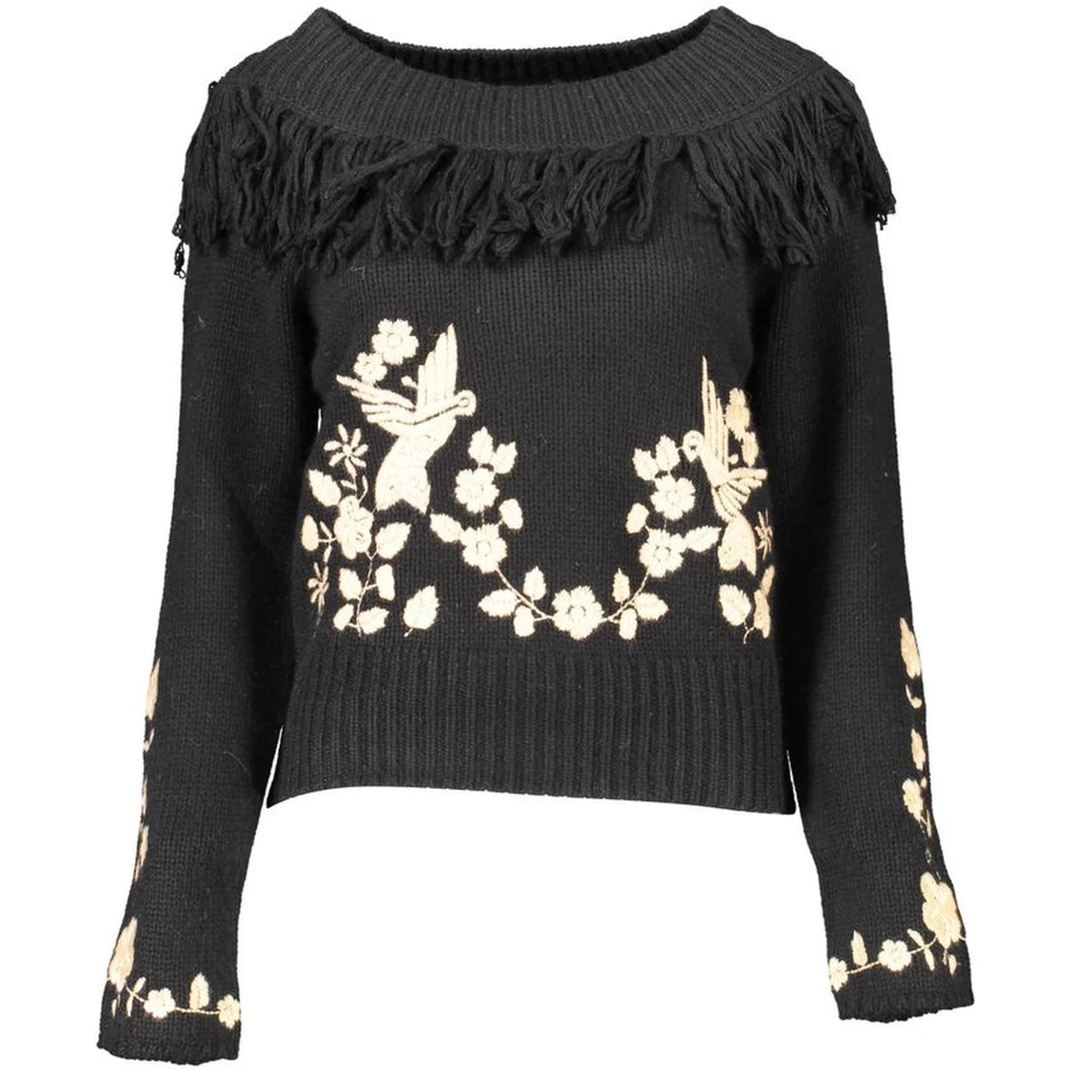 Black Polyamide Women's Sweater