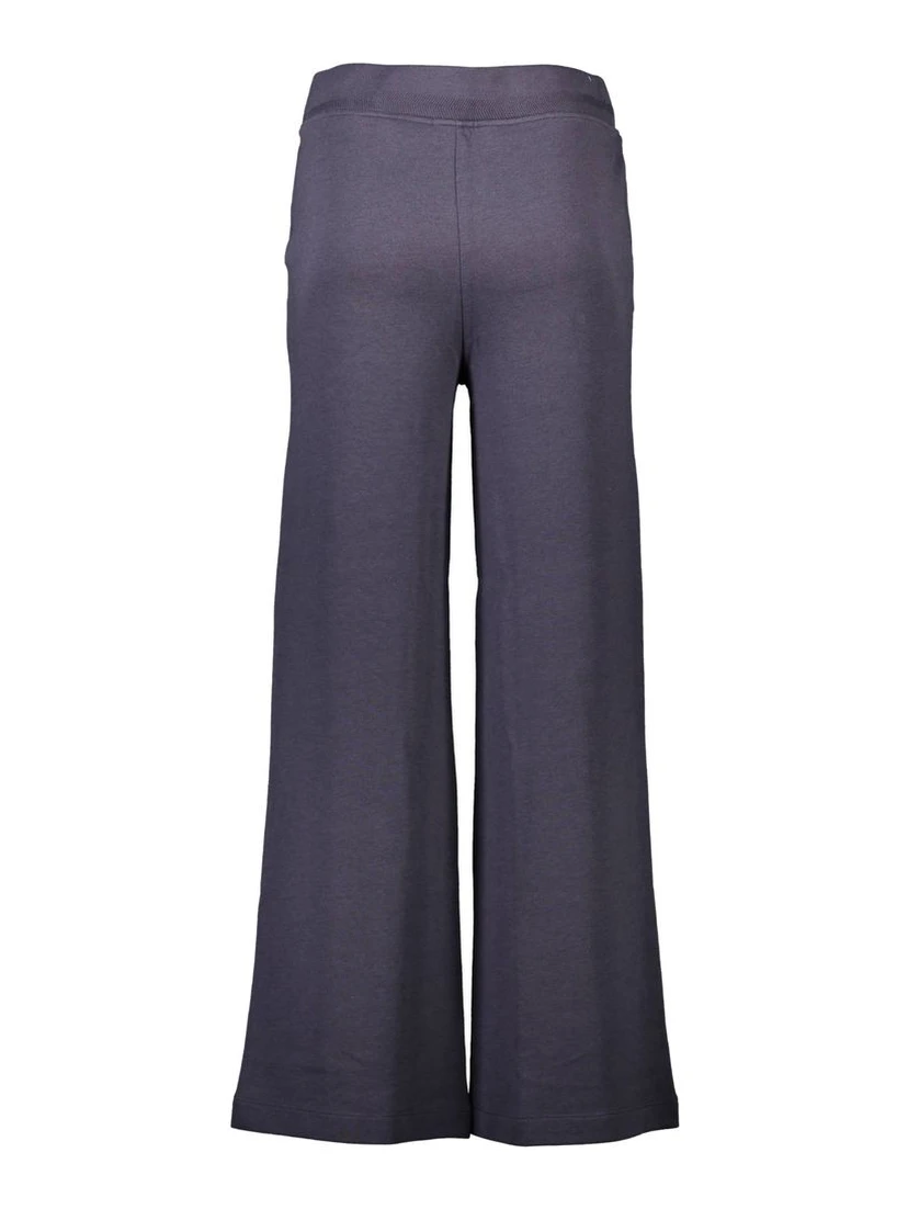 Blue Cotton Women Trackpant