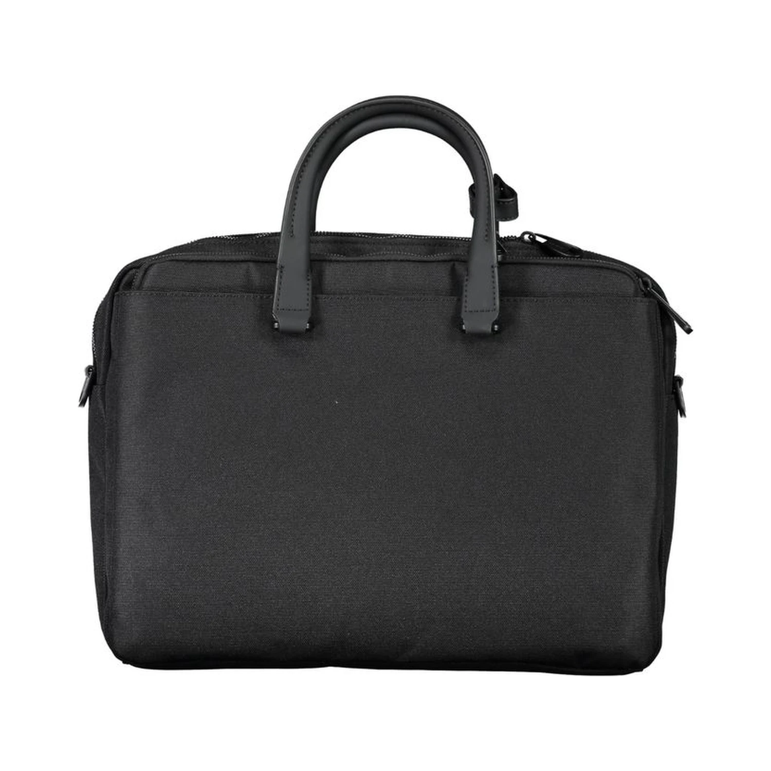 Black Polyester Handbag