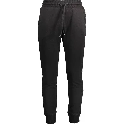 Black Cotton Men's Track Pant