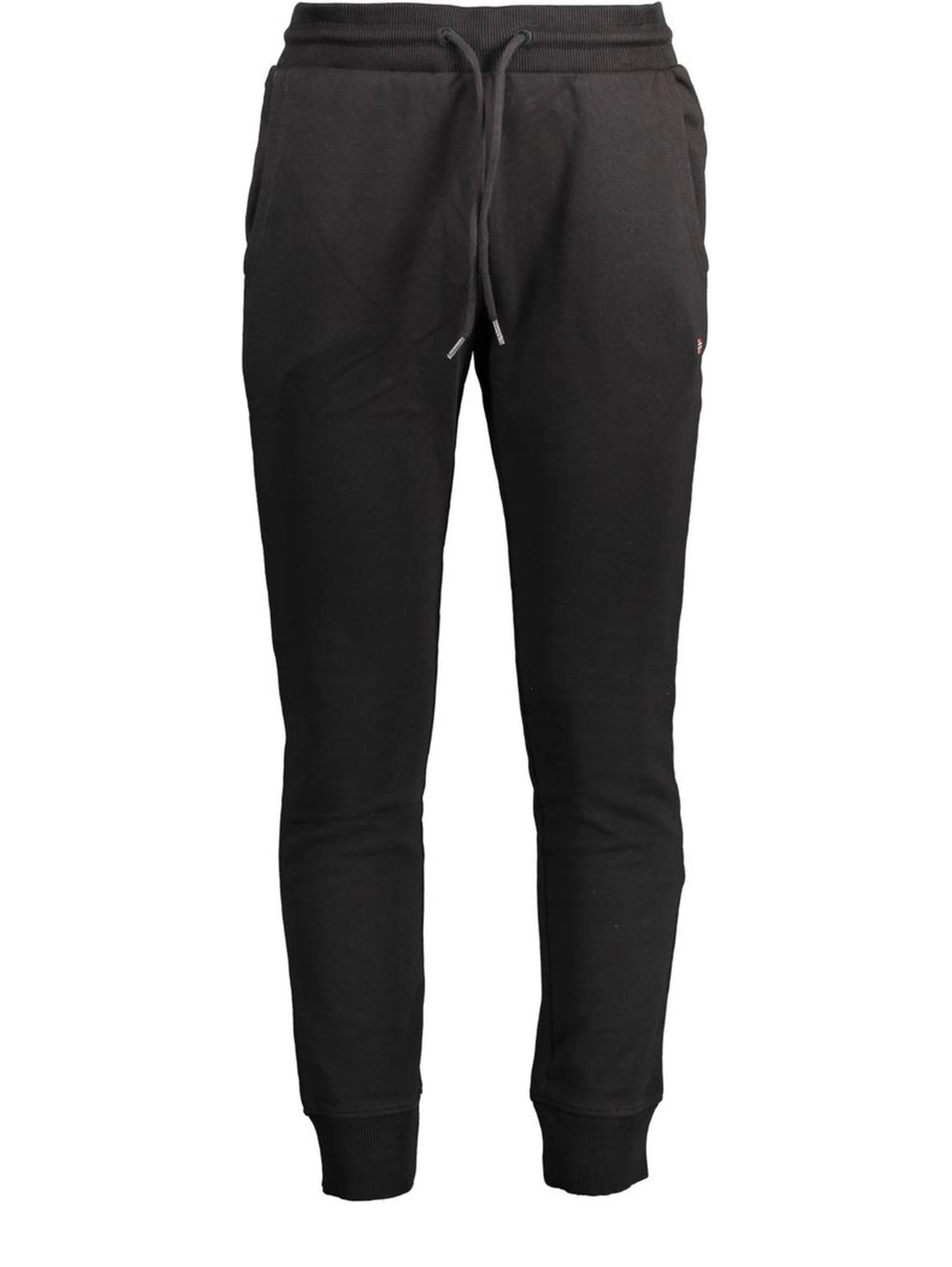 Black Cotton Men's Track Pant