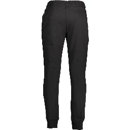 Black Cotton Men's Track Pant