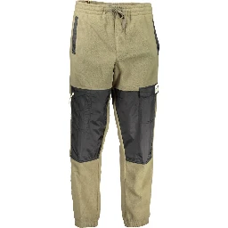 Green Polyester Pant