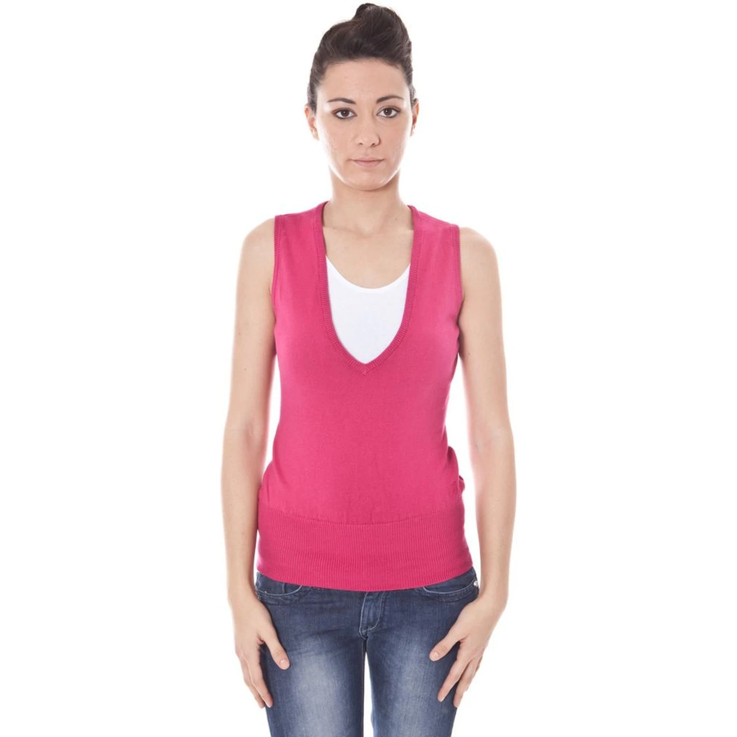 Pink Cotton Waistcoat