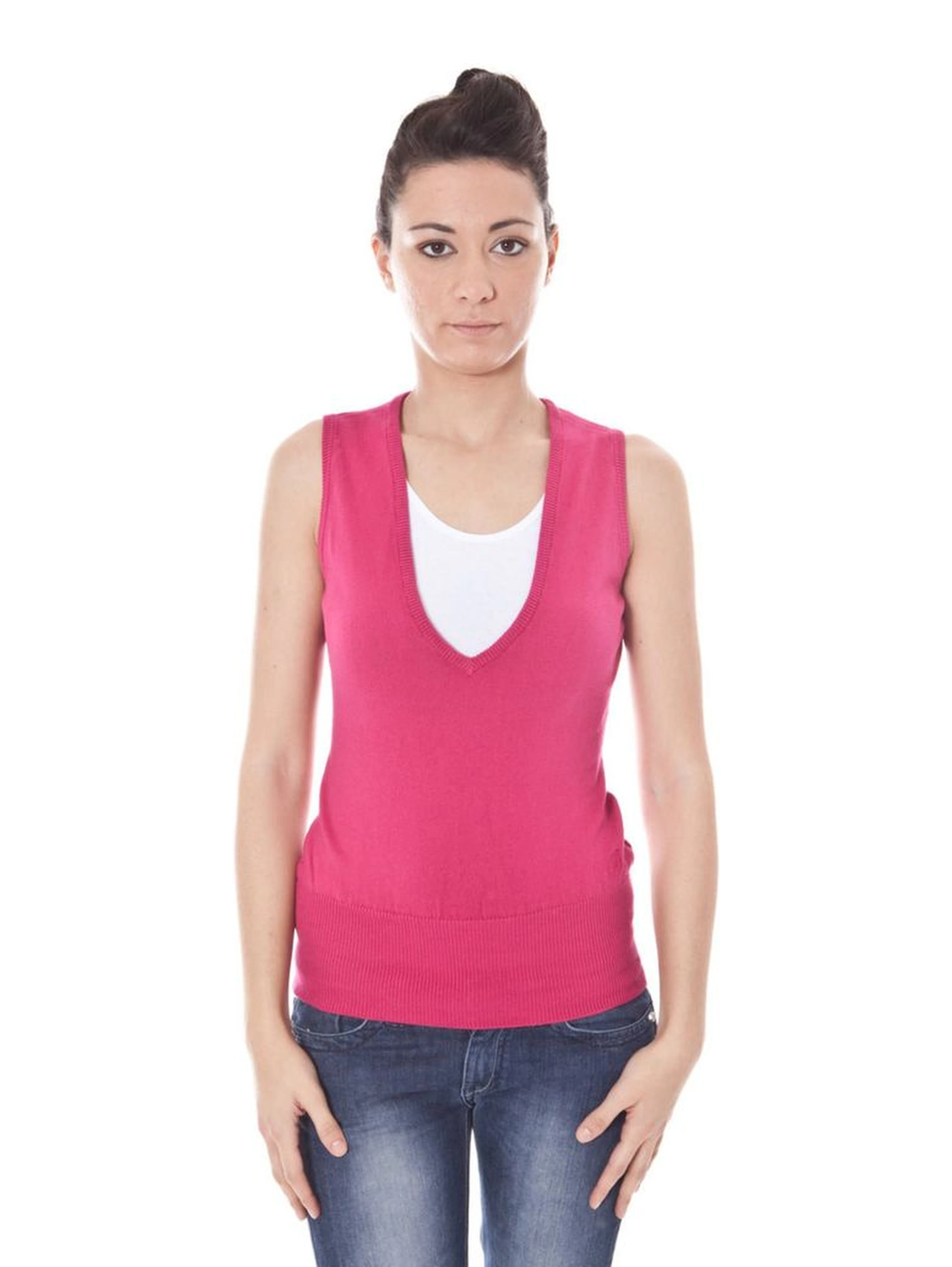 Pink Cotton Waistcoat