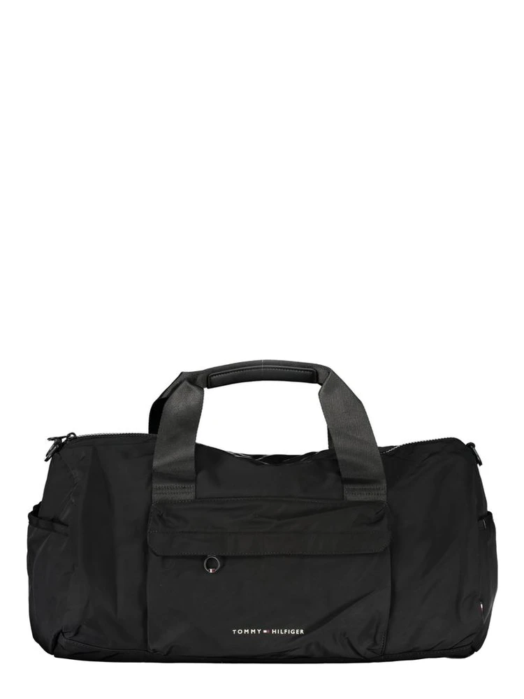 Black Polyester Men's Bag