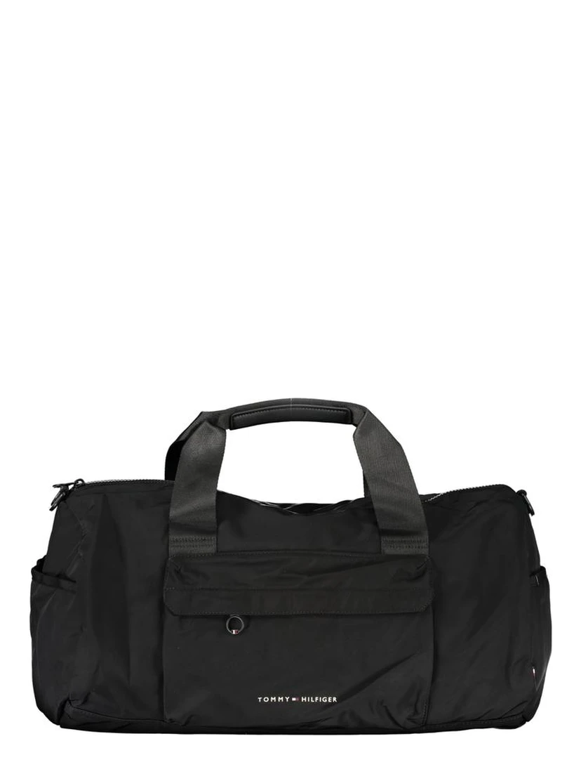 Black Polyester Men's Bag