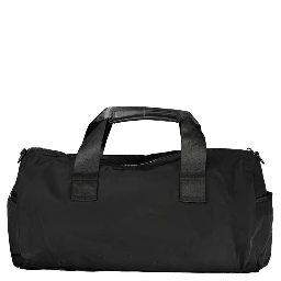 Black Polyester Men's Bag