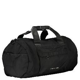Black Polyester Men's Bag