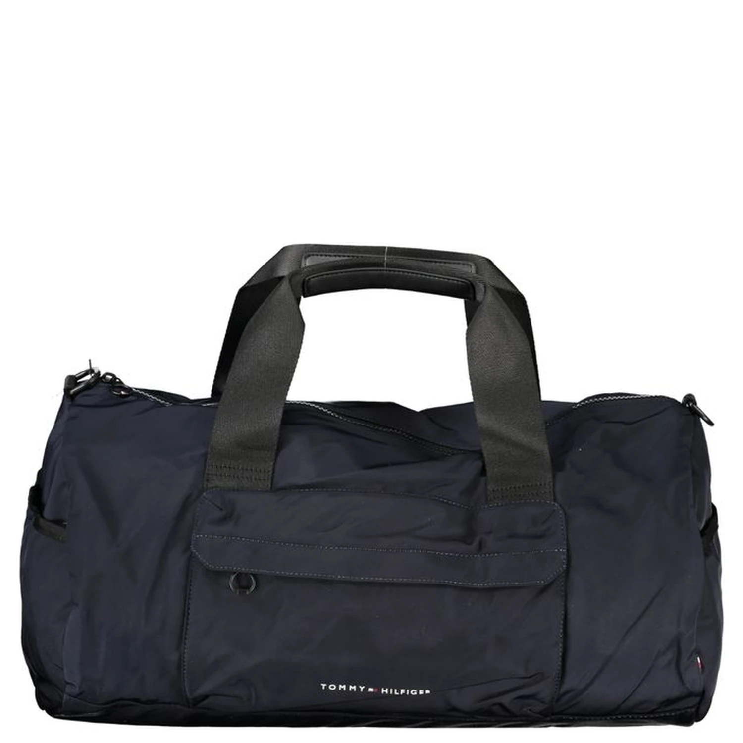 Blue Polyester Handbag
