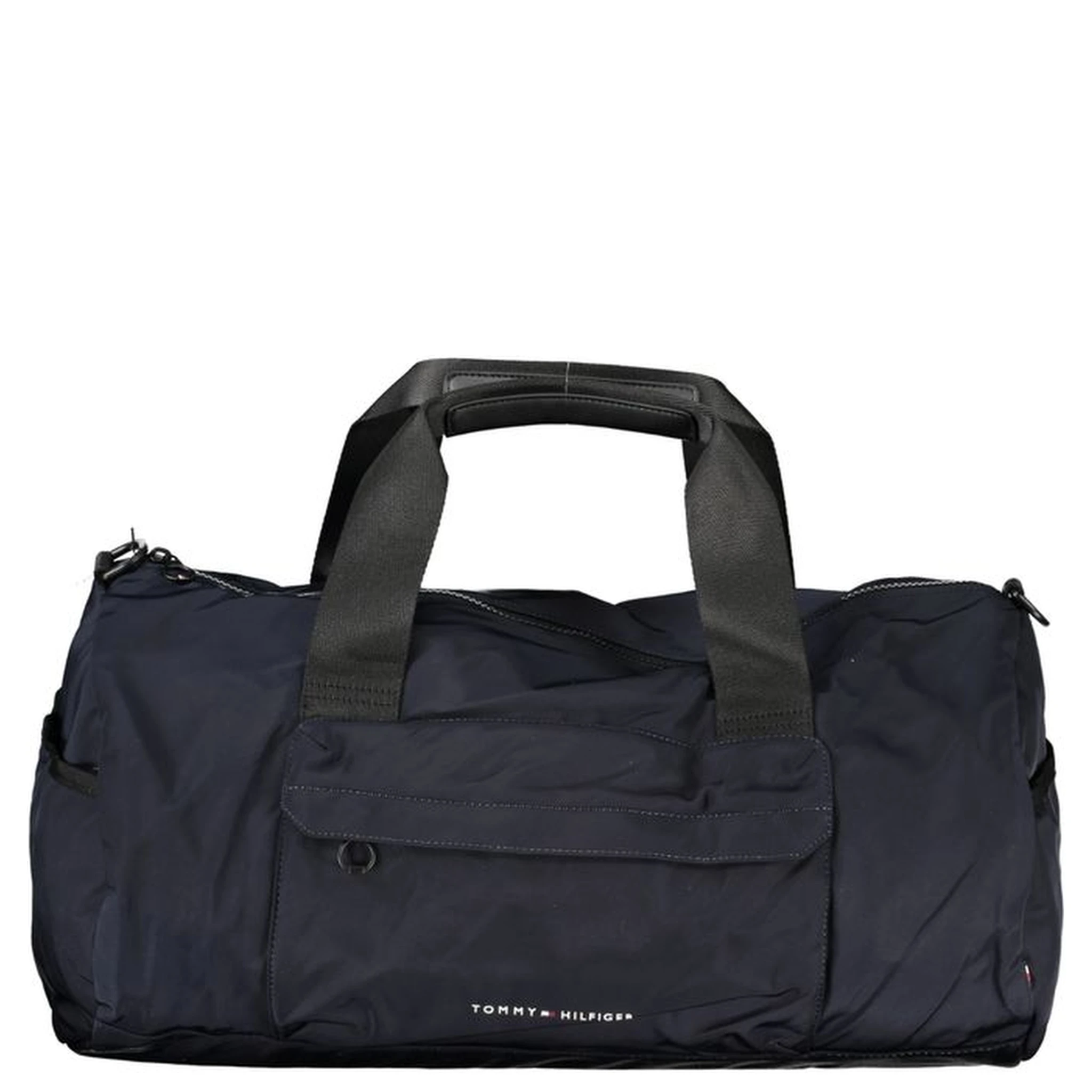 Blue Polyester Handbag