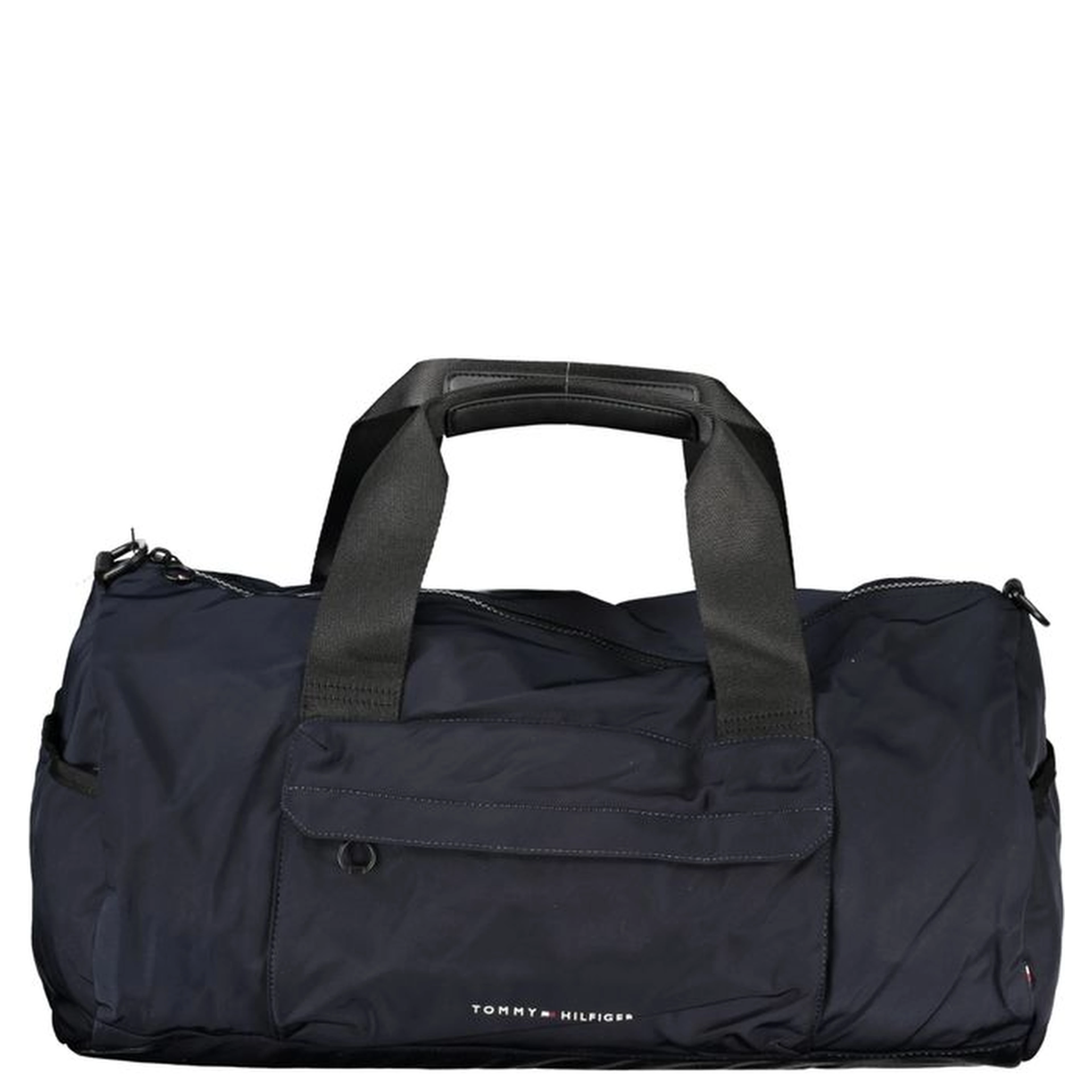 Blue Polyester Handbag