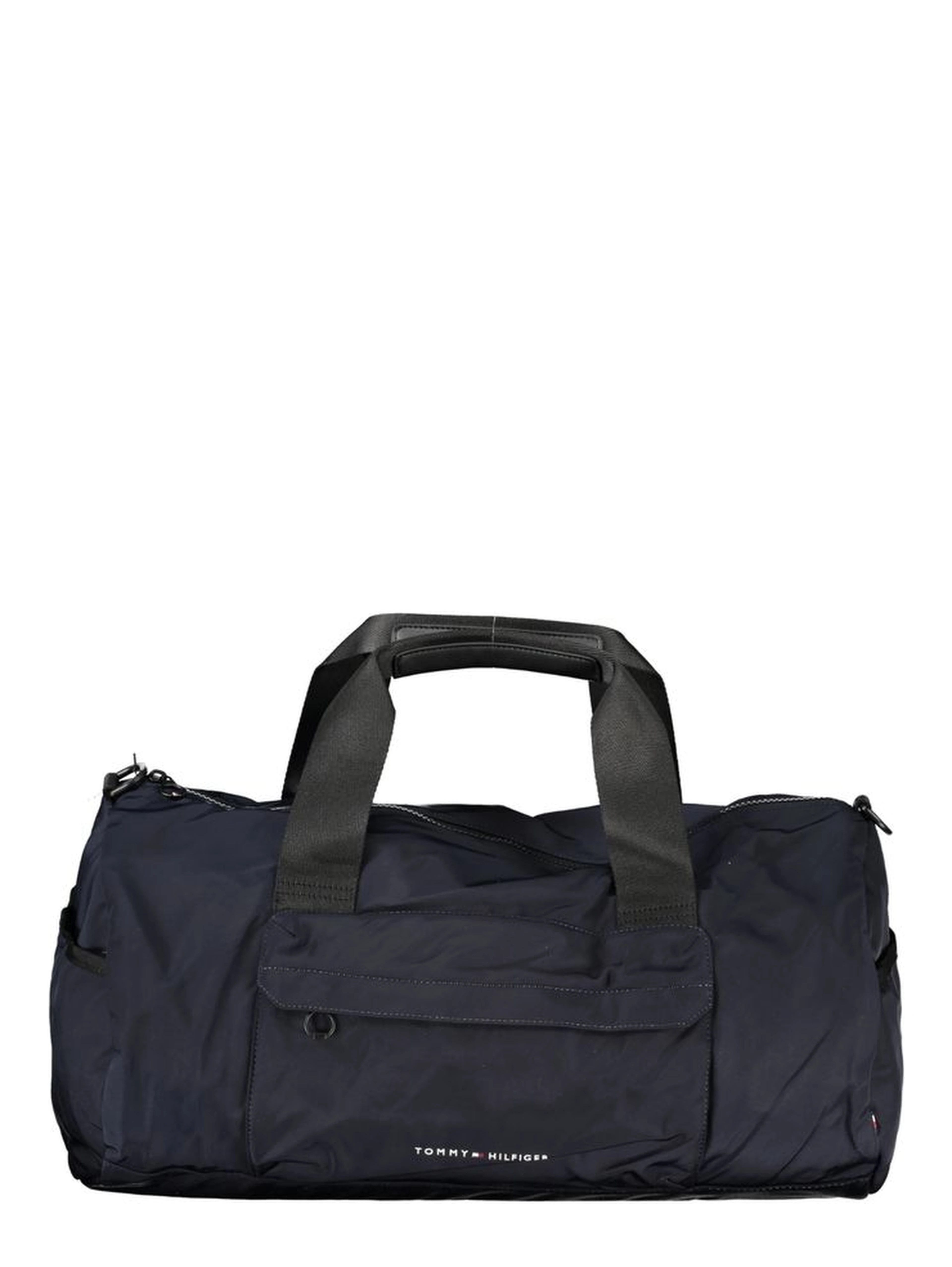 Blue Polyester Handbag